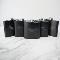 Engravd 5 x Hip Flask sets - Name/Title/Date | Engravd Co | Personalised Jewellery | Bracelets, Necklaces, Cufflinks, Hip Flasks