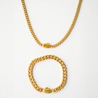 Gold Cuban Chain Bracelet | Engravd Co | Personalised Jewellery | Bracelets, Necklaces, Cufflinks, Hip Flasks