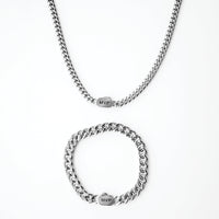 Silver Cuban Chain Bracelet | Engravd Co | Personalised Jewellery | Bracelets, Necklaces, Cufflinks, Hip Flasks