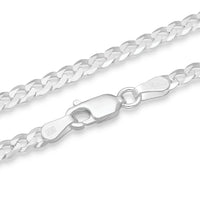 925 Sterling Silver Cuban Chain - 3mm | Engravd Co | Personalised Jewellery | Bracelets, Necklaces, Cufflinks, Hip Flasks
