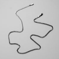 925 Sterling Silver Cuban Chain - 3mm | Engravd Co | Personalised Jewellery | Bracelets, Necklaces, Cufflinks, Hip Flasks