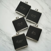 Engravd 4 x Hip Flask sets - Name/Title/Date | Engravd Co | Personalised Jewellery | Bracelets, Necklaces, Cufflinks, Hip Flasks