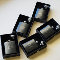 Engravd 5 x Hip Flask sets - Name/Title/Date | Engravd Co | Personalised Jewellery | Bracelets, Necklaces, Cufflinks, Hip Flasks