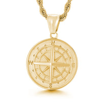 Gold Engravd Compass Necklace | Engravd Co | Personalised Jewellery | Bracelets, Necklaces, Cufflinks, Hip Flasks