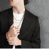 Gold Rope Chain - 3mm | Engravd Co | Personalised Jewellery | Bracelets, Necklaces, Cufflinks, Hip Flasks