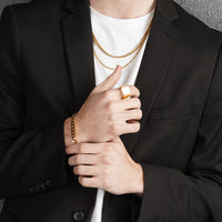 Gold Rope Chain - 3mm | Engravd Co | Personalised Jewellery | Bracelets, Necklaces, Cufflinks, Hip Flasks