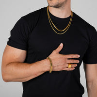 Gold Cuban Chain Bracelet | Engravd Co | Personalised Jewellery | Bracelets, Necklaces, Cufflinks, Hip Flasks