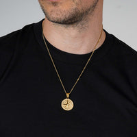Gold Engravd Compass Necklace | Engravd Co | Personalised Jewellery | Bracelets, Necklaces, Cufflinks, Hip Flasks