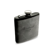 Engravd Hip Flask - Name/Title/Date | Engravd Co | Personalised Jewellery | Bracelets, Necklaces, Cufflinks, Hip Flasks