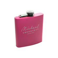 Engravd 4 x Hip Flask sets - Name/Title/Date | Engravd Co | Personalised Jewellery | Bracelets, Necklaces, Cufflinks, Hip Flasks
