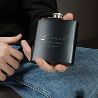 Engravd 4 x Hip Flask sets - Name/Title/Date | Engravd Co | Personalised Jewellery | Bracelets, Necklaces, Cufflinks, Hip Flasks