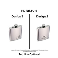 Premium Stainless Steel Hip Flask and Gift box | Engravd Co | Personalised Jewellery | Bracelets, Necklaces, Cufflinks, Hip Flasks