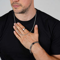 Silver Rope Chain - 3mm | Engravd Co | Personalised Jewellery | Bracelets, Necklaces, Cufflinks, Hip Flasks