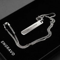 Theo Necklace - Inscription | Engravd Co | Personalised Jewellery | Bracelets, Necklaces, Cufflinks, Hip Flasks