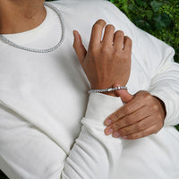 Silver Tennis Chain Bracelet | Engravd Co | Personalised Jewellery | Bracelets, Necklaces, Cufflinks, Hip Flasks