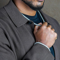 Silver Tennis Chain - 5mm | Engravd Co | Personalised Jewellery | Bracelets, Necklaces, Cufflinks, Hip Flasks