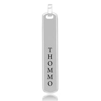 Theo Necklace - Vertical Inscription | Engravd Co | Personalised Jewellery | Bracelets, Necklaces, Cufflinks, Hip Flasks