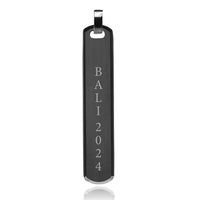 Theo Necklace - Vertical Inscription | Engravd Co | Personalised Jewellery | Bracelets, Necklaces, Cufflinks, Hip Flasks