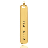 Theo Necklace - Vertical Inscription | Engravd Co | Personalised Jewellery | Bracelets, Necklaces, Cufflinks, Hip Flasks