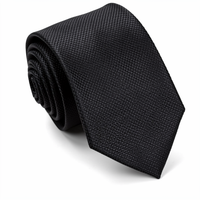 Black Midnight Tie | Engravd Co | Personalised Jewellery | Bracelets, Necklaces, Cufflinks, Hip Flasks