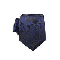Paisley Blue Tie | Engravd Co | Personalised Jewellery | Bracelets, Necklaces, Cufflinks, Hip Flasks
