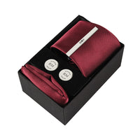 Maroon Tie | Engravd Co | Personalised Jewellery | Bracelets, Necklaces, Cufflinks, Hip Flasks