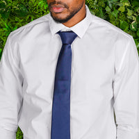 Navy Blue Tie | Engravd Co | Personalised Jewellery | Bracelets, Necklaces, Cufflinks, Hip Flasks