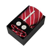 Cardinal Stripe Tie | Engravd Co | Personalised Jewellery | Bracelets, Necklaces, Cufflinks, Hip Flasks