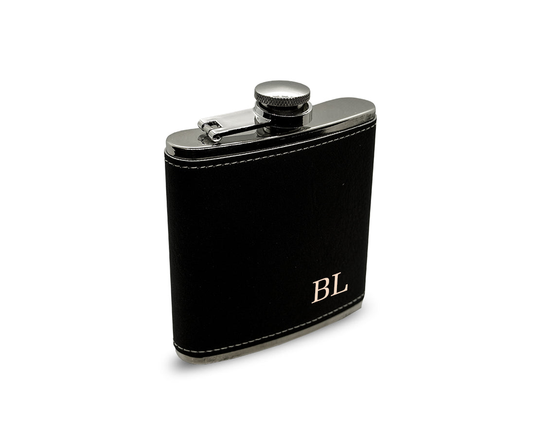 Engravd Hip Flask set: Design 1 | Engravd Co | Personalised Jewellery | Bracelets, Necklaces, Cufflinks, Hip Flasks