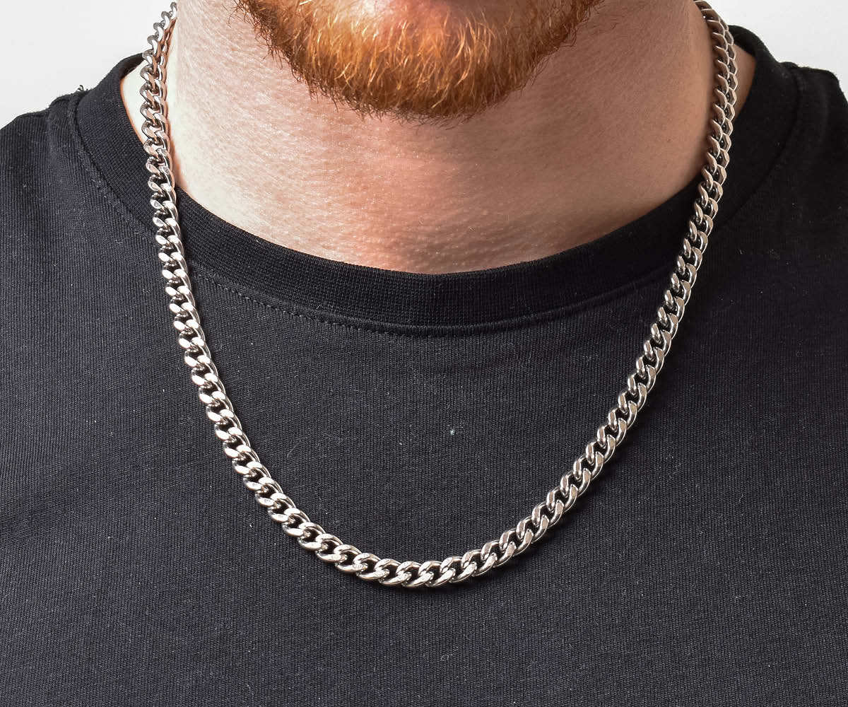 Gold and silver on sale cuban link chain