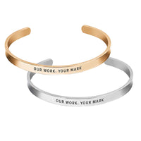 Silver Engravd Custom Cuff | Engravd Co | Personalised Jewellery | Bracelets, Necklaces, Cufflinks, Hip Flasks
