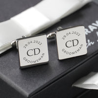 ENGRAVD CUFF LINK SET | Engravd Co | Personalised Jewellery | Bracelets, Necklaces, Cufflinks, Hip Flasks