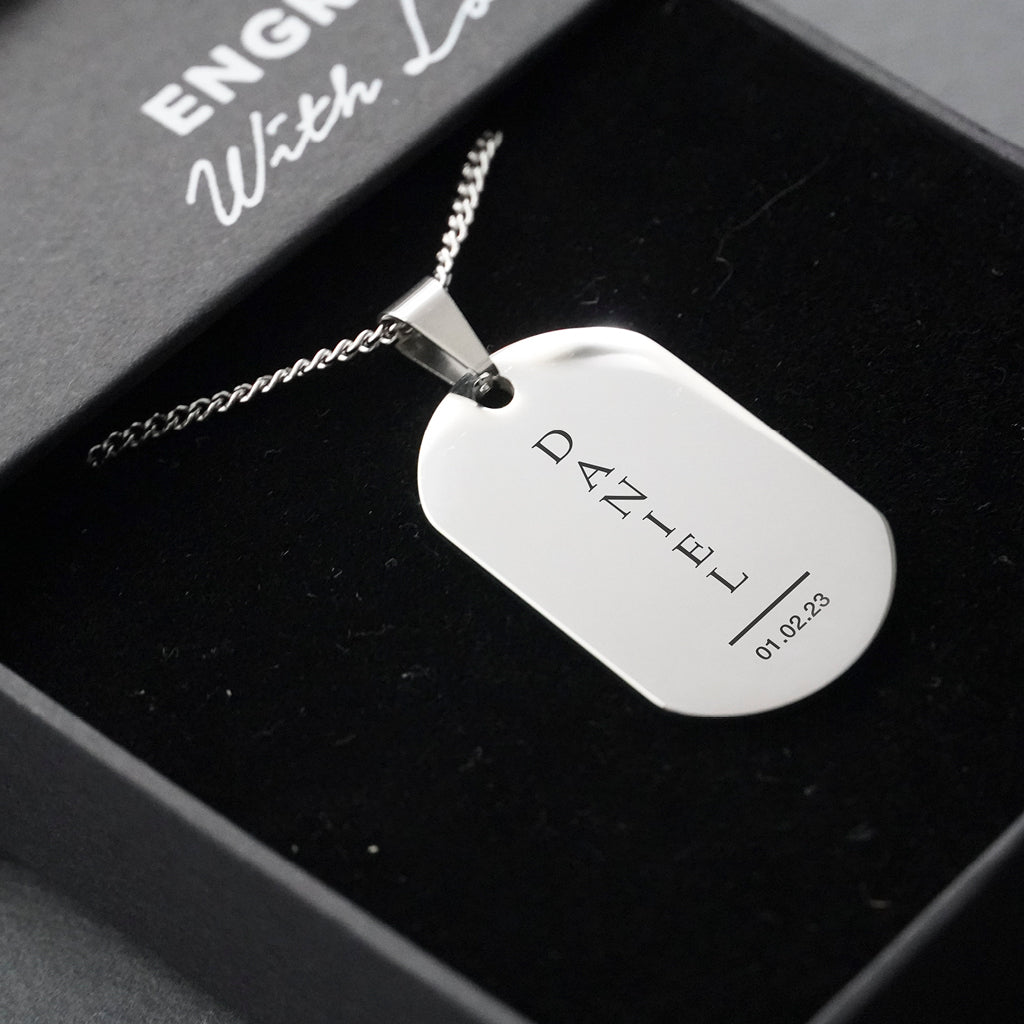 Dog Tag Necklace Design 1