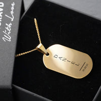 Dog Tag Necklace | Engravd Co | Personalised Jewellery | Bracelets, Necklaces, Cufflinks, Hip Flasks