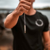 Black Engravd 3D Bar Necklace | Engravd Co | Personalised Jewellery | Bracelets, Necklaces, Cufflinks, Hip Flasks