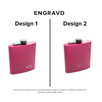 Engravd Hip Flask set: Design 1 | Engravd Co | Personalised Jewellery | Bracelets, Necklaces, Cufflinks, Hip Flasks