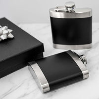 Engravd Hip Flask set: Design 1 | Engravd Co | Personalised Jewellery | Bracelets, Necklaces, Cufflinks, Hip Flasks