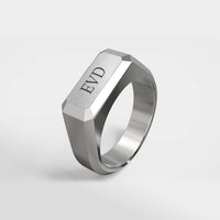 Custom Engravd Ring Gift box included Made from 316L Stainless steel (with 18k plating) Engraving will never fade