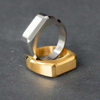 Custom Engravd Ring Gift box included Made from 316L Stainless steel (with 18k plating) Engraving will never fade