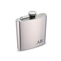 Engravd Stainless Steel Hip Flask - Personalised Initials | Engravd Co | Personalised Jewellery | Bracelets, Necklaces, Cufflinks, Hip Flasks