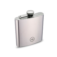 Engravd Stainless Steel Hip Flask - Personalised Initials | Engravd Co | Personalised Jewellery | Bracelets, Necklaces, Cufflinks, Hip Flasks