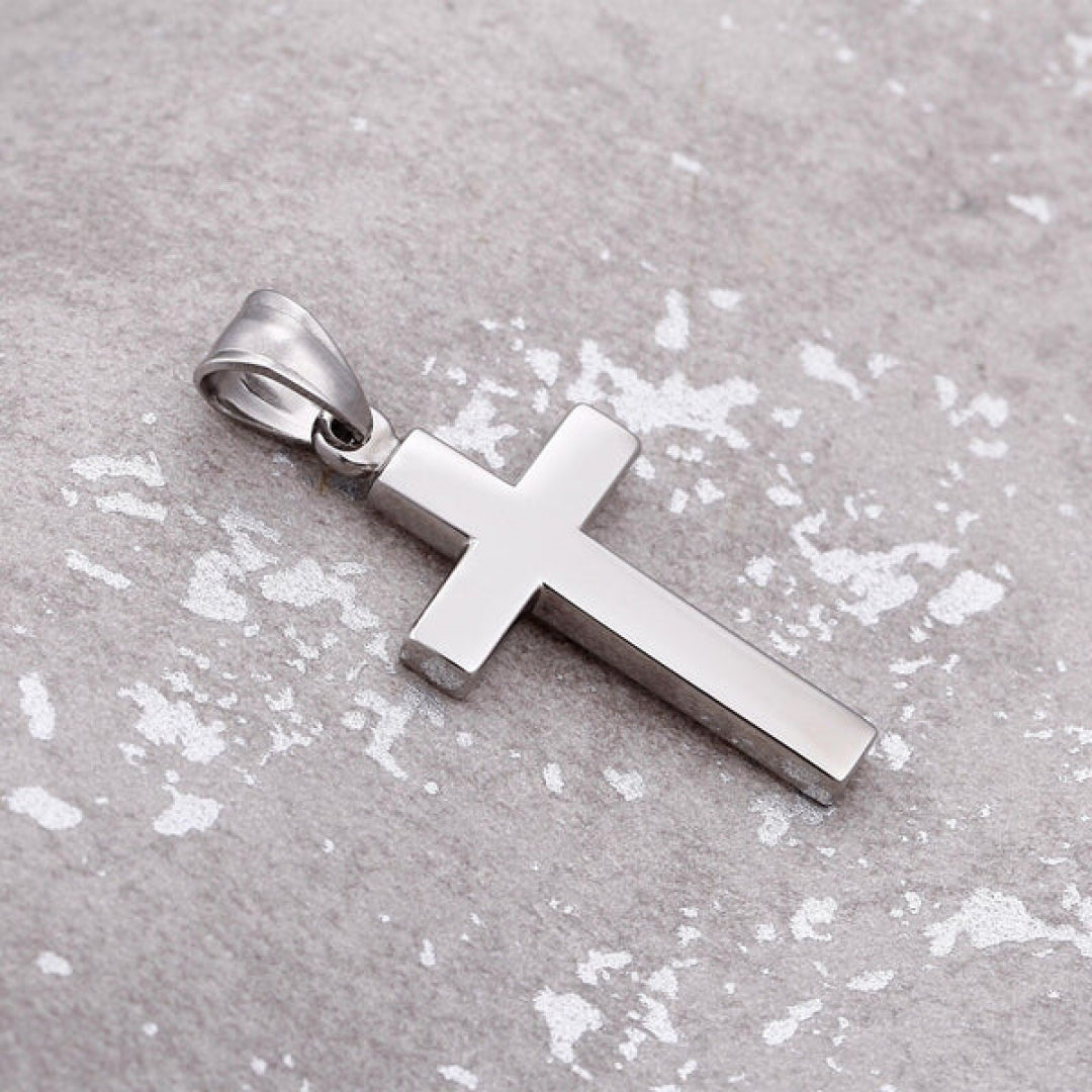 Silver Engravd Cross Necklace | Engravd Co | Personalised Jewellery | Bracelets, Necklaces, Cufflinks, Hip Flasks
