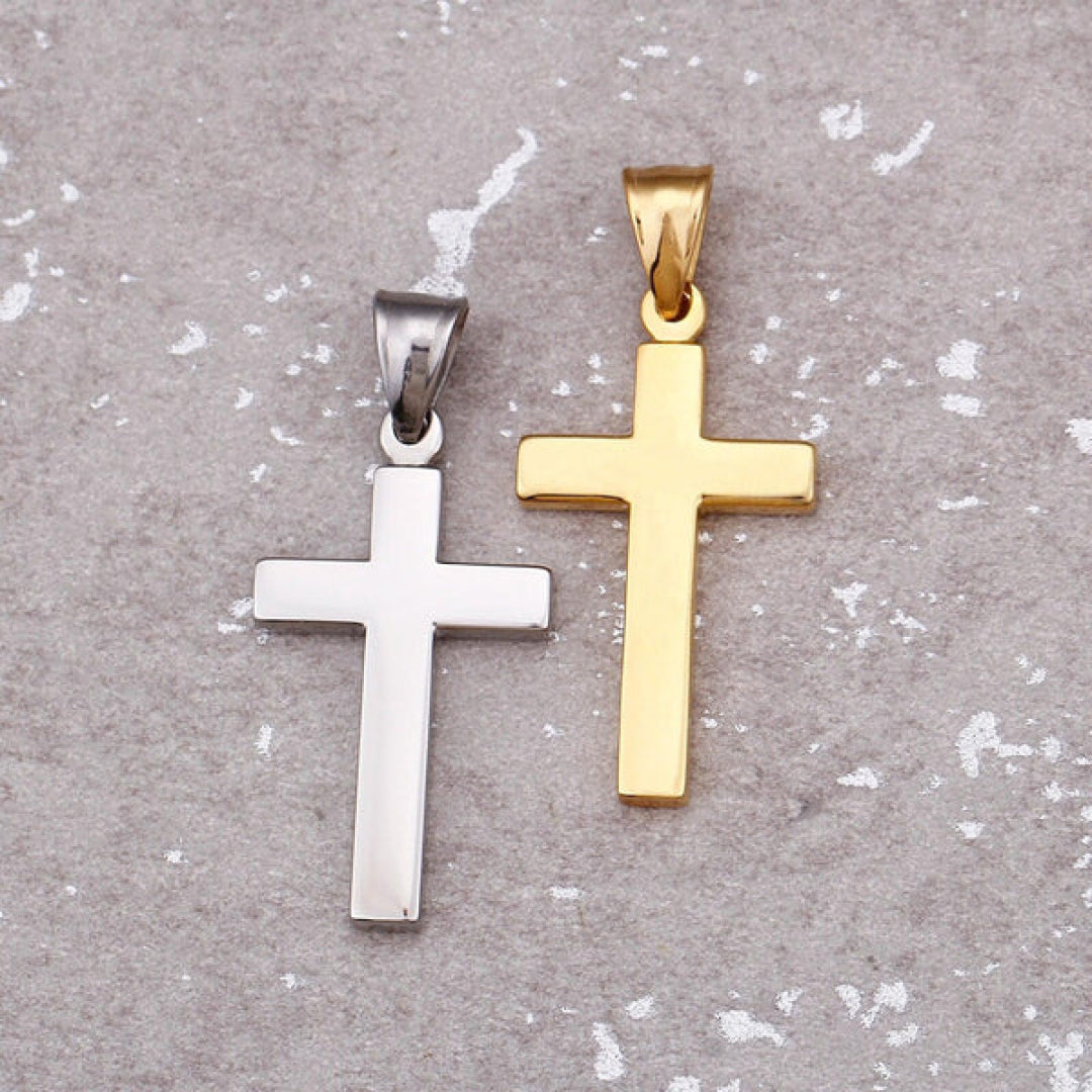 Silver Engravd Cross Necklace | Engravd Co | Personalised Jewellery | Bracelets, Necklaces, Cufflinks, Hip Flasks