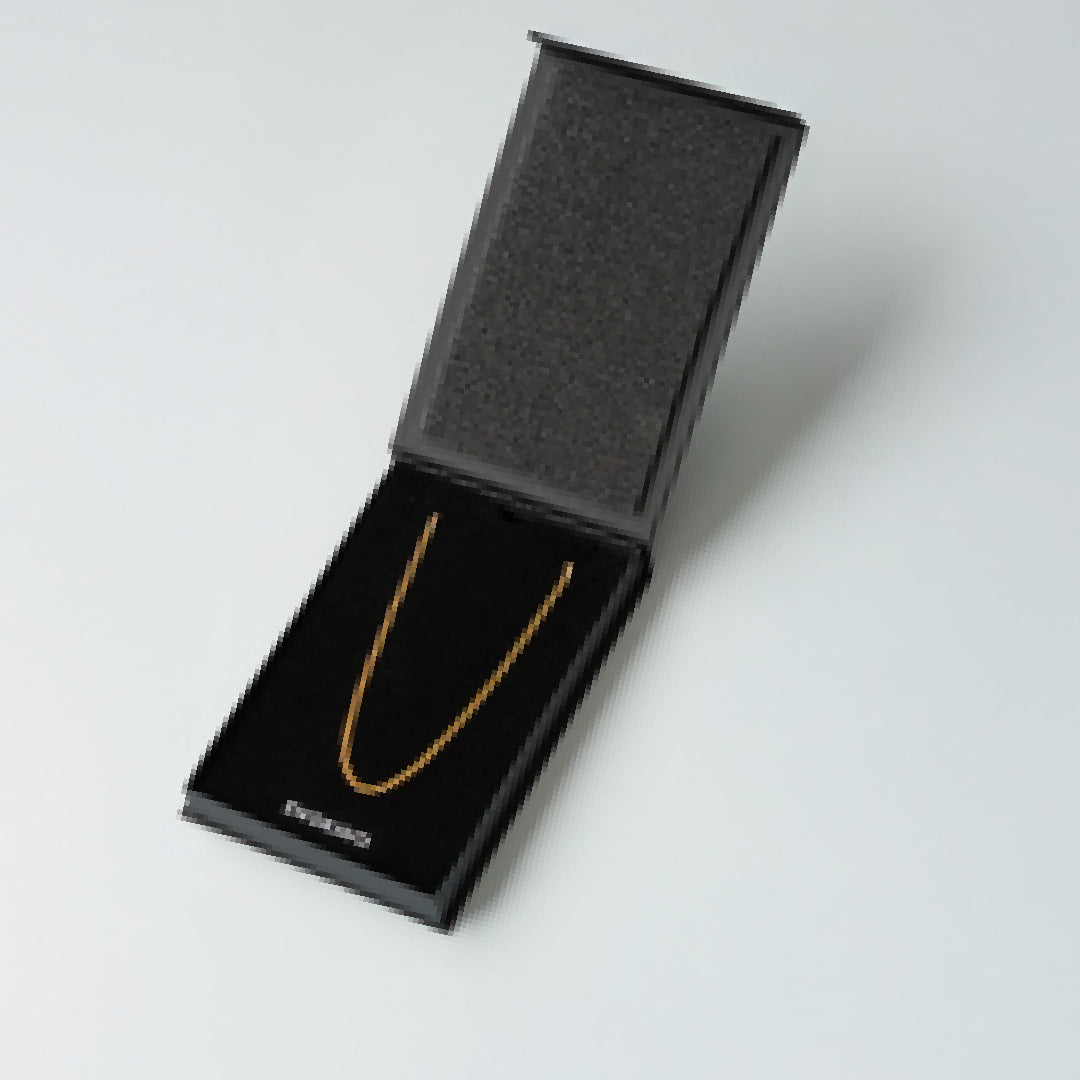 925 Sterling Gold Cuban Chain - 3mm | Engravd Co | Personalised Jewellery | Bracelets, Necklaces, Cufflinks, Hip Flasks