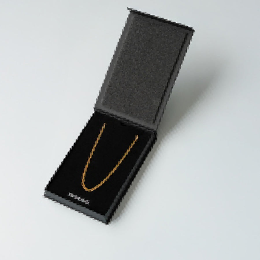 925 Sterling Gold Cuban Chain - 3mm | Engravd Co | Personalised Jewellery | Bracelets, Necklaces, Cufflinks, Hip Flasks
