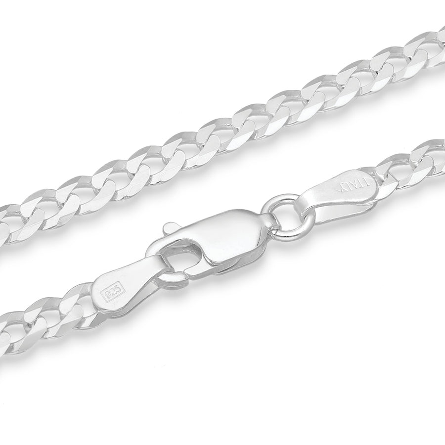 925 Sterling Silver Cuban Chain - 3mm | Engravd Co | Personalised Jewellery | Bracelets, Necklaces, Cufflinks, Hip Flasks