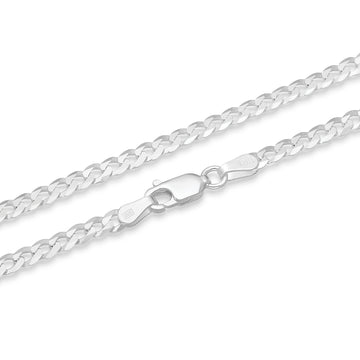 925 Sterling Silver Cuban Chain - 5mm | Engravd Co | Personalised Jewellery | Bracelets, Necklaces, Cufflinks, Hip Flasks