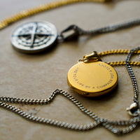 Silver Engravd Compass Necklace | Engravd Co | Personalised Jewellery | Bracelets, Necklaces, Cufflinks, Hip Flasks