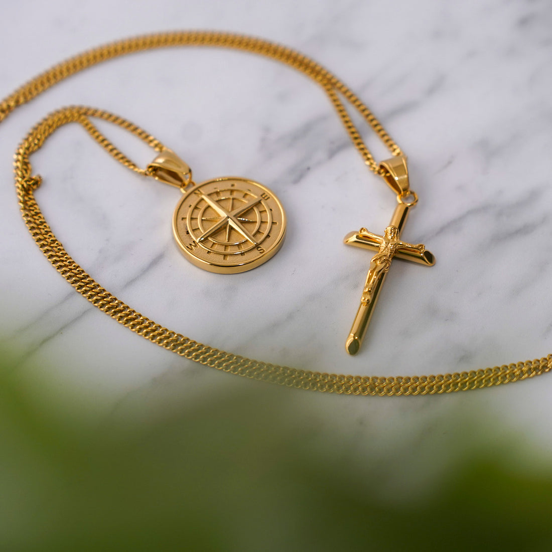 Gold Engravd Compass Necklace | Engravd Co | Personalised Jewellery | Bracelets, Necklaces, Cufflinks, Hip Flasks