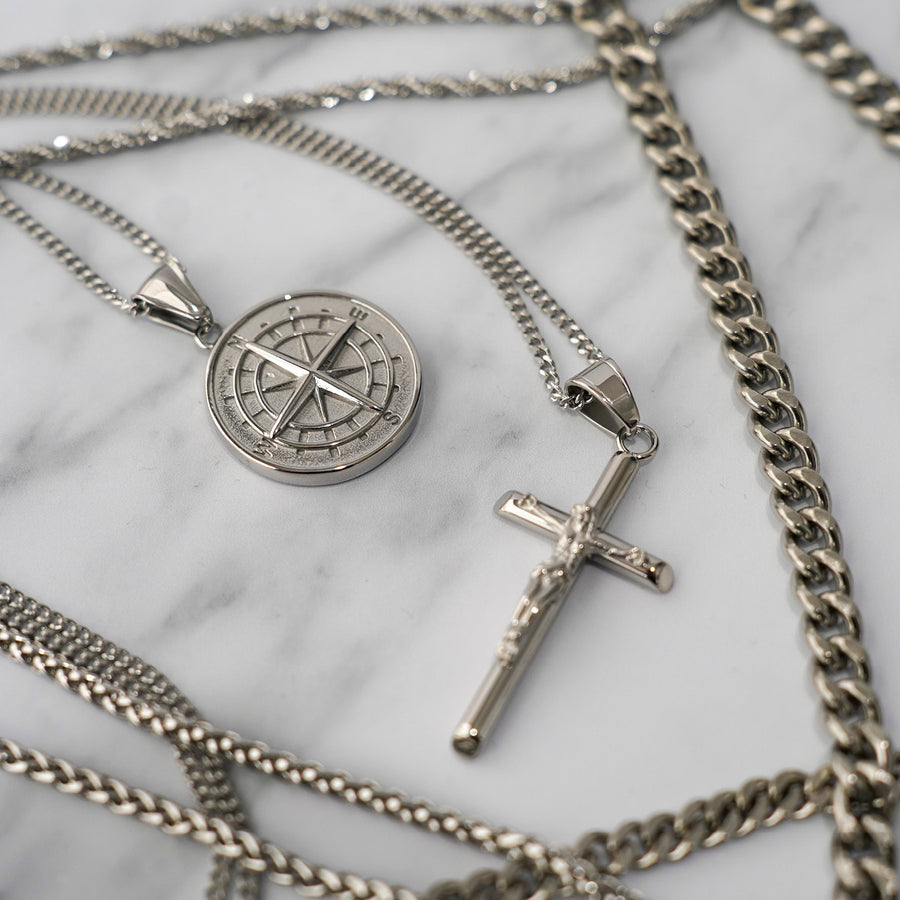 Silver Engravd Cross Necklace | Engravd Co | Personalised Jewellery | Bracelets, Necklaces, Cufflinks, Hip Flasks